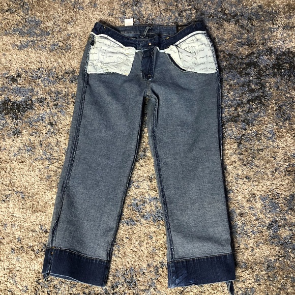 Jeans Capri Baby Phat Avec Boucle Cristal - Taille 1 - Neuf Avec étiquettes (NWT) - $79 Valeur